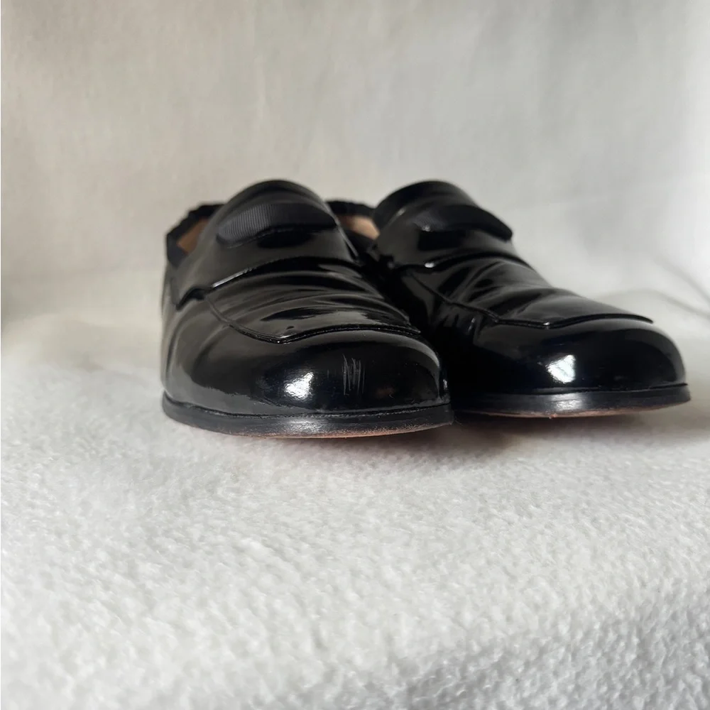 Andrew Fezza Size 10 1/2 Men’s Black Leather Dresss Shoes.